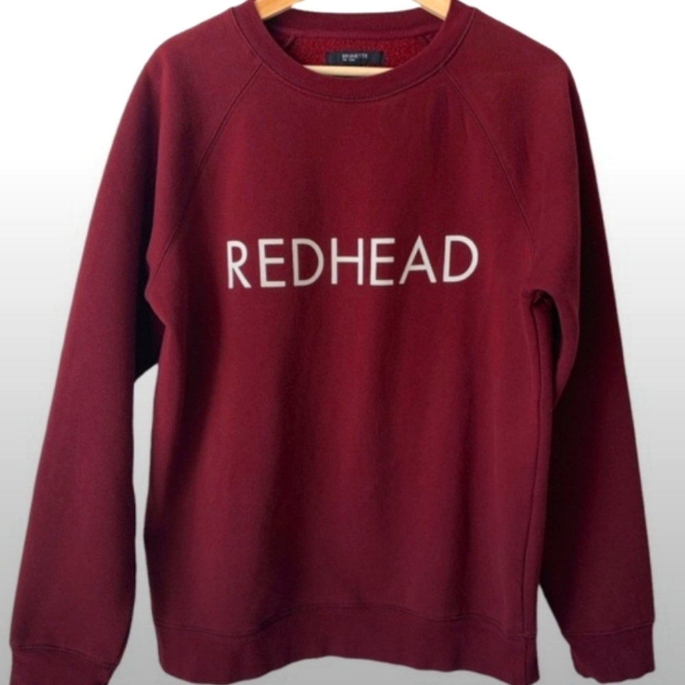 Brunette the Label Women’s Redhead Classic Sweatshirt Burgundy M/L